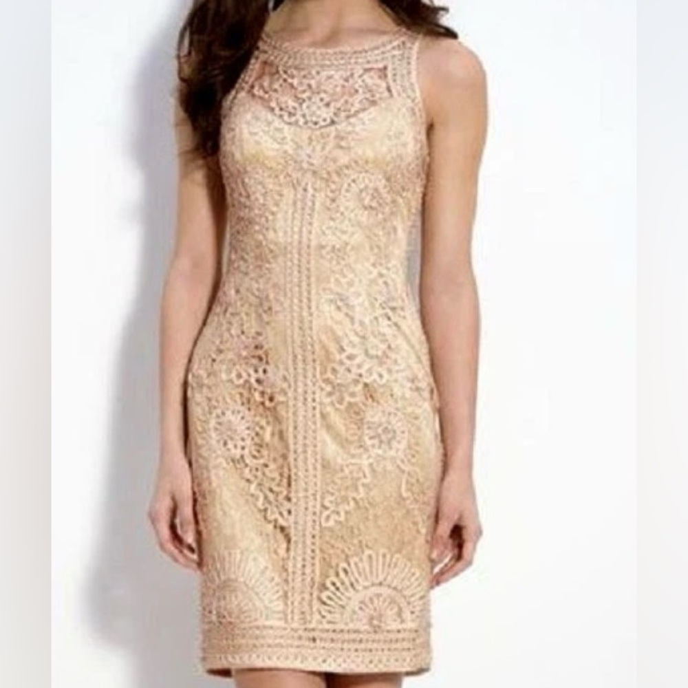 Sue Wong crochet dress